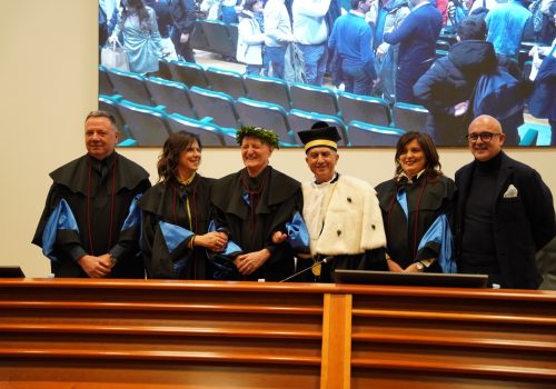 Laurea honoris causa a Santo Versace